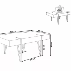 Beliani Salontafel Hout Donkerbruin ADENA 13 Beliani Salontafel Hout Donkerbruin ADENA -Exporteren Stoelen Winkel undef src sa picid 817084 type whitesh image scaled