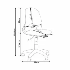 Beliani Bureaustoel Roze MARGUERITE -Exporteren Stoelen Winkel undef src sa picid 817924 type whitesh image scaled
