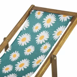 Beliani Ligstoel Set Van 2 Acaciahout Stof Lichthout/kamille ANZIO -Exporteren Stoelen Winkel undef src sa picid 819652 type whitesh image scaled