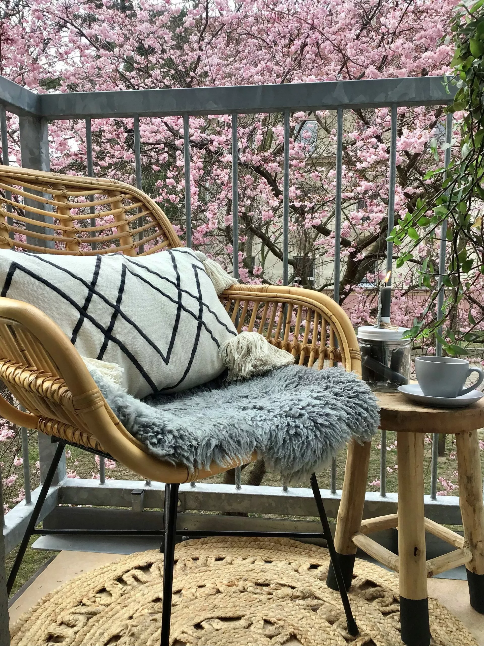 Beliani Stoel Rotan Natuurlijk CANORA - Afbeelding 5