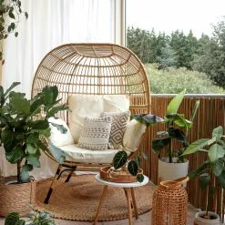 Beliani Fauteuil Rotan Natuurlijk VEROLI -Exporteren Stoelen Winkel undef src sa picid 820545 type whitesh image scaled