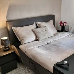 Beliani Bed Stof Grijs Elektrisch Verstelbaar In Diverse Formaten EARL -Exporteren Stoelen Winkel undef src sa picid 820592 type whitesh image scaled