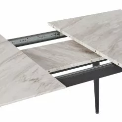 Beliani Eettafel Uitschuifbaar Zwart/marmerlook 120 / 150 X 80 Cm EFTALIA 19 Beliani Eettafel Uitschuifbaar Zwart/marmerlook 120 / 150 X 80 Cm EFTALIA -Exporteren Stoelen Winkel undef src sa picid 820742 type whitesh image scaled