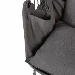 Beliani Hangstoel Katoen Grijs BONEA -Exporteren Stoelen Winkel undef src sa picid 821533 type whitesh image scaled