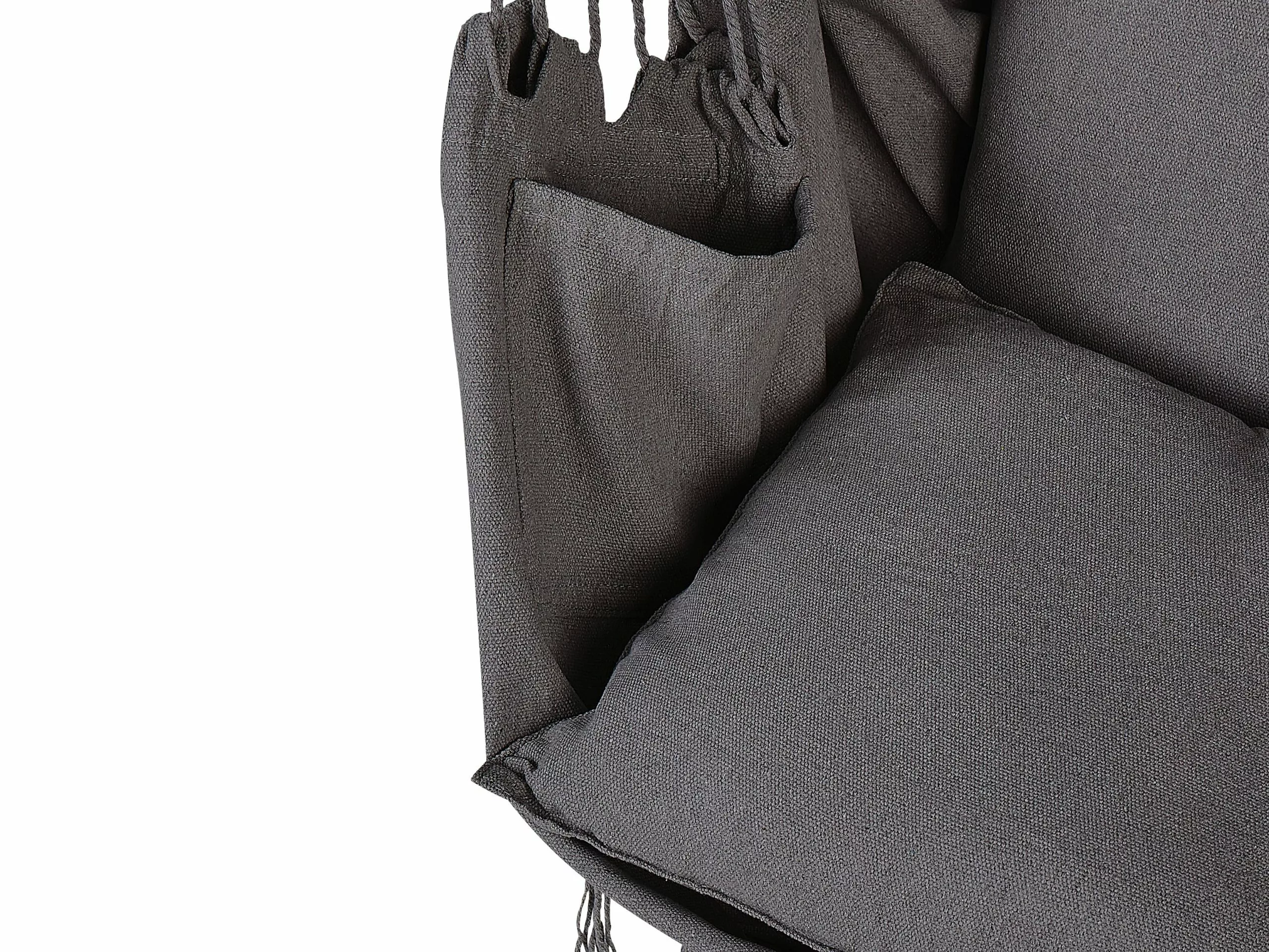 Beliani Hangstoel Katoen Grijs BONEA - Afbeelding 6