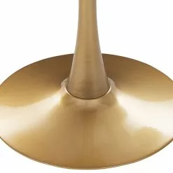 Beliani Eettafel Wit/goud Marmerlook ⌀ 90 Cm BOCA -Exporteren Stoelen Winkel undef src sa picid 821593 type whitesh image scaled