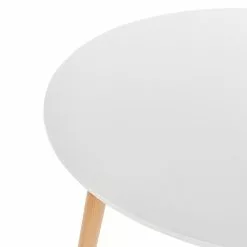 Beliani Eettafel ⌀ 80 Cm Wit BOMA -Exporteren Stoelen Winkel undef src sa picid 821720 type whitesh image scaled