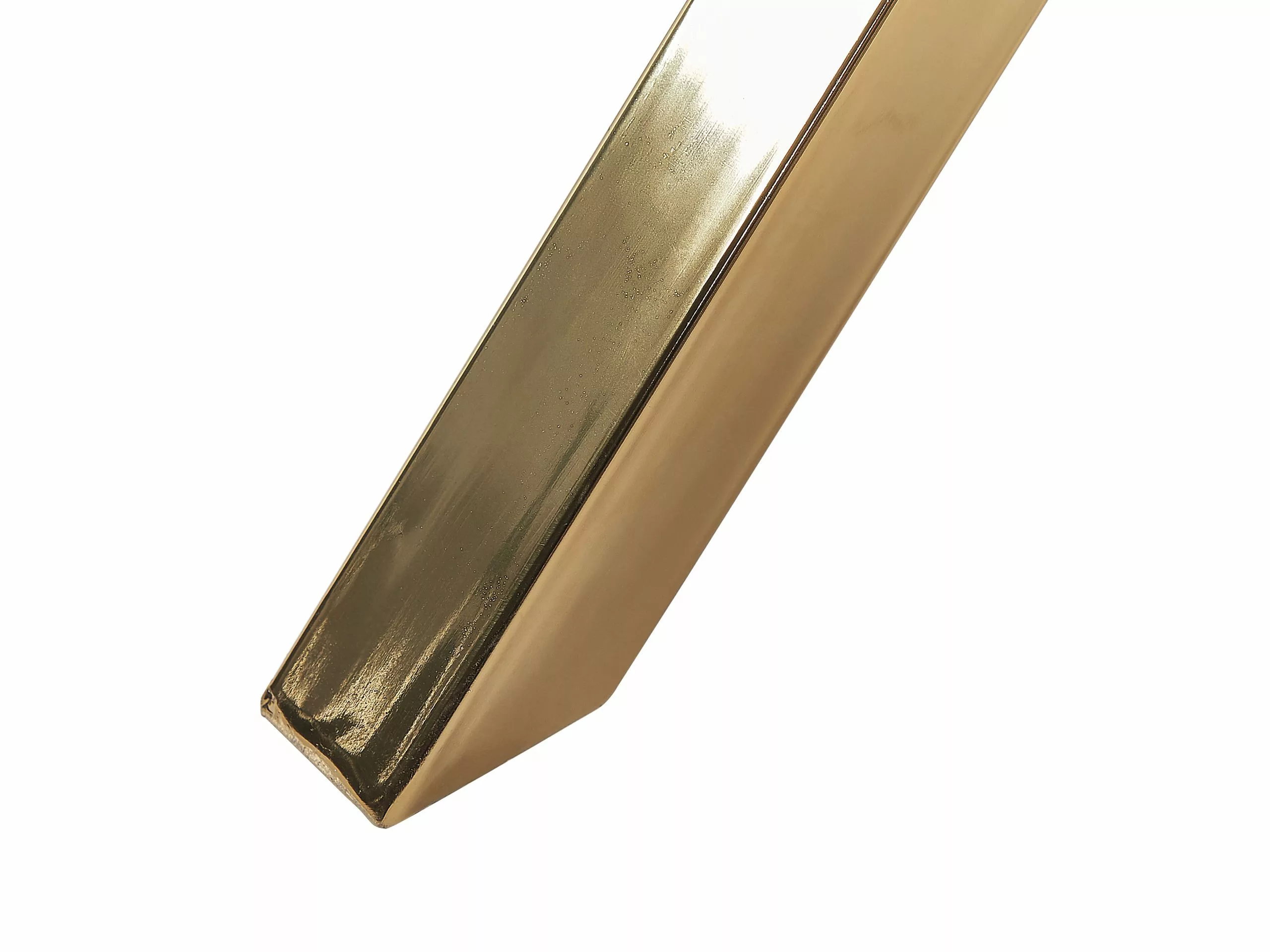 Beliani Ronde Eettafel Met Glazen Blad ⌀ 90 Cm Goud SAVONI - Afbeelding 4