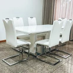 Beliani Eetkamerstoel Set Van 2 Kunstleer Crèmewit PICKNES 15 Beliani Eetkamerstoel Set Van 2 Kunstleer Crèmewit PICKNES -Exporteren Stoelen Winkel undef src sa picid 822842 type whitesh image scaled