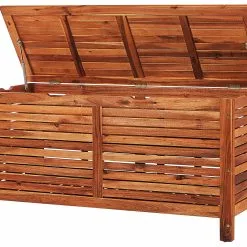 Beliani Kussenbox Acaciahout Donkerbruin 130 X 48 Cm RIVIERA -Exporteren Stoelen Winkel undef src sa picid 822985 type whitesh image scaled