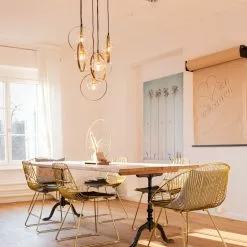 Beliani Eetkamerstoel Set Van 2 Metaal Goud HARLAN -Exporteren Stoelen Winkel undef src sa picid 823035 type whitesh image scaled