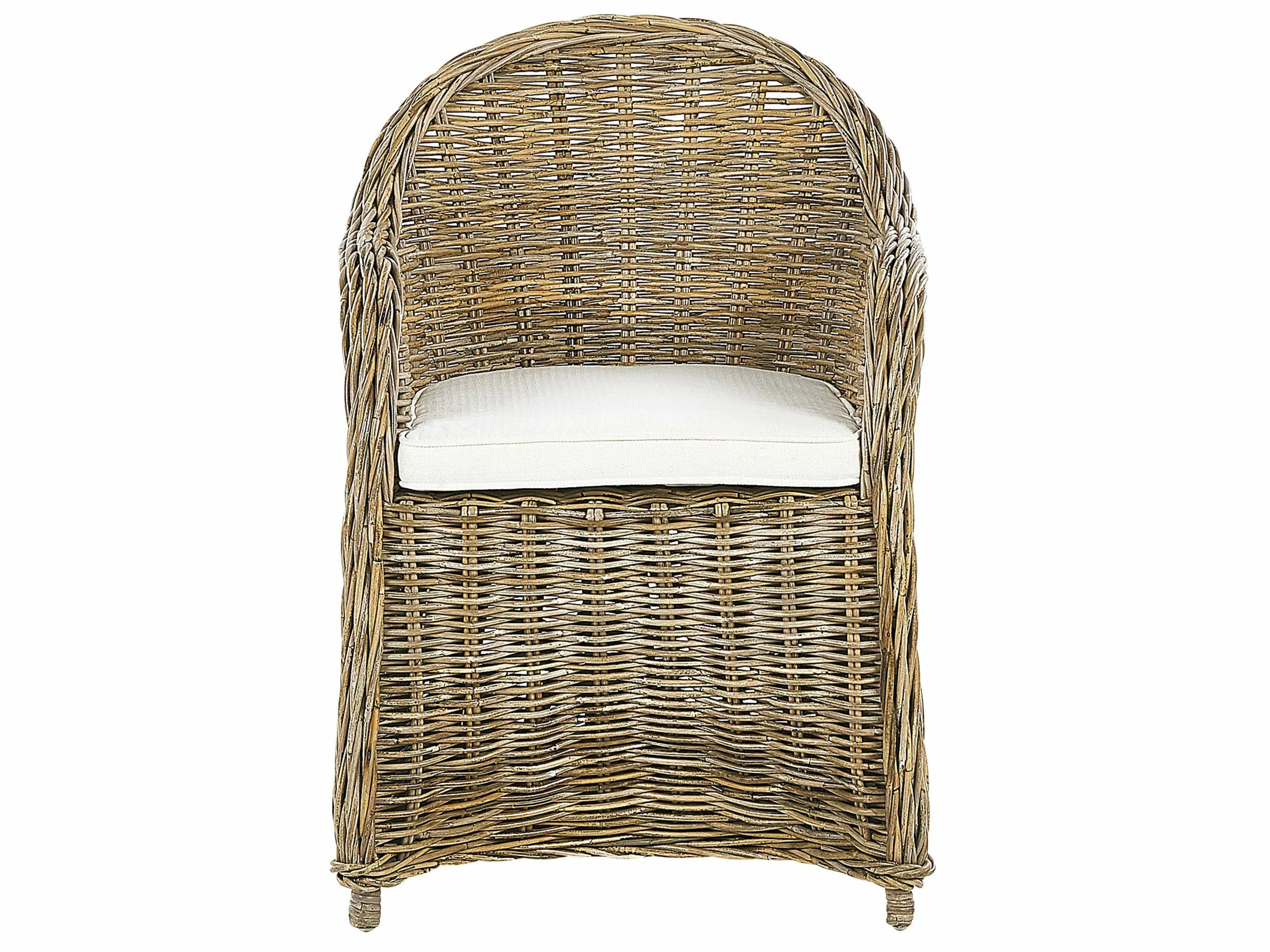 Beliani Tuinstoel Rotan Naturel SUSUA - Afbeelding 5