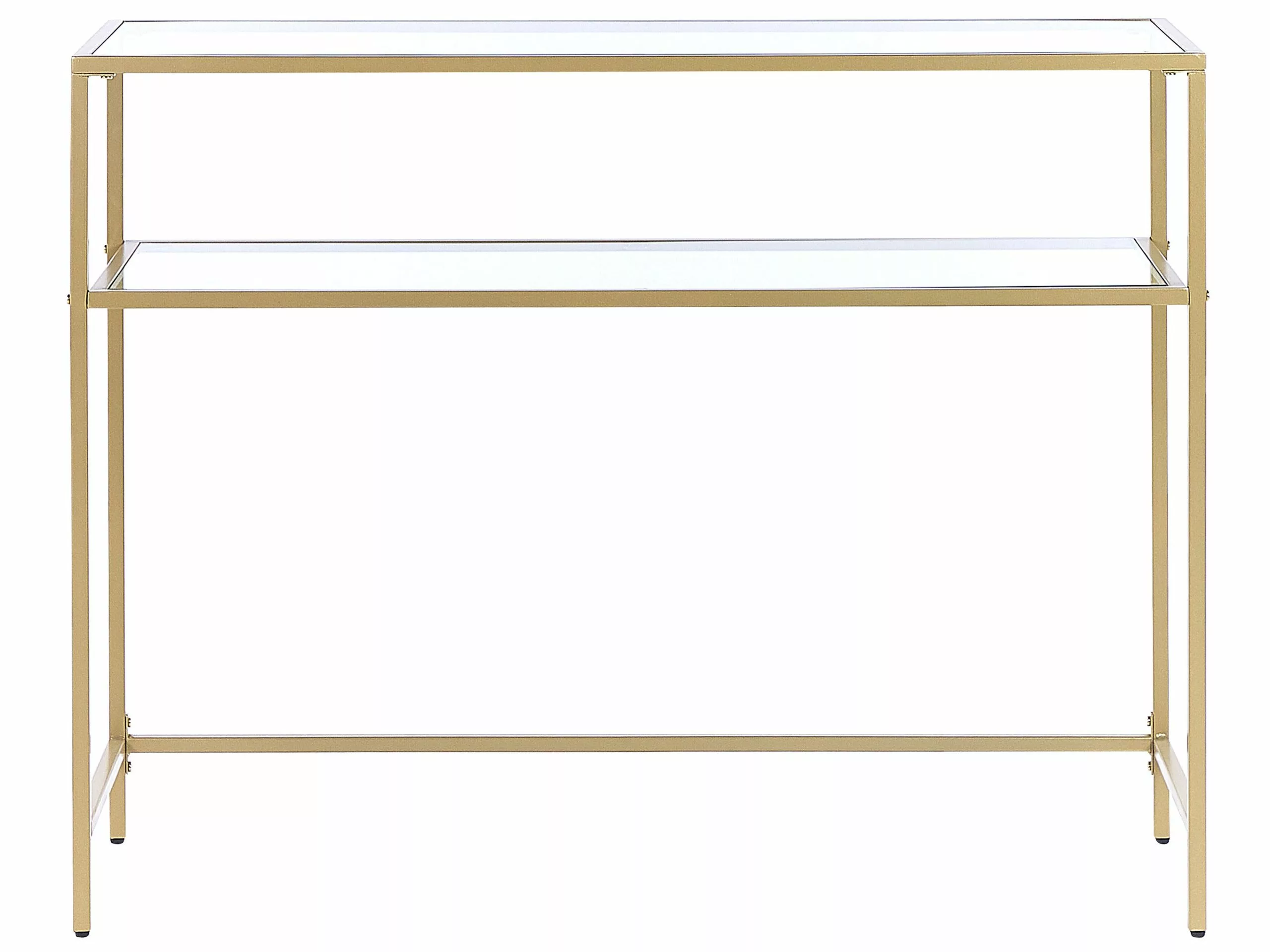 Beliani Consoletafel Goud ALINE - Afbeelding 3