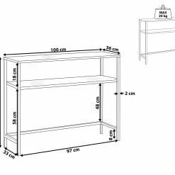 Beliani Consoletafel Goud ALINE -Exporteren Stoelen Winkel undef src sa picid 824261 type whitesh image scaled