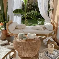 Beliani Tuinbank Rotan Natuurlijk/beige BALLAO -Exporteren Stoelen Winkel undef src sa picid 824774 type whitesh image 2 scaled