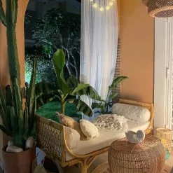 Beliani Tuinbank Rotan Natuurlijk/beige BALLAO -Exporteren Stoelen Winkel undef src sa picid 824776 type whitesh image 4 scaled