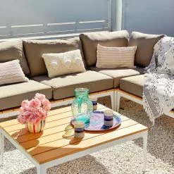 Beliani Loungeset 5-zits Aluminium Grijs POSITANO -Exporteren Stoelen Winkel undef src sa picid 824804 type whitesh image 1 scaled