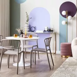 Beliani Eetkamerstoel Set Van 4 Kunststof Taupe GELA 13 Beliani Eetkamerstoel Set Van 4 Kunststof Taupe GELA -Exporteren Stoelen Winkel undef src sa picid 825381 type whitesh image scaled