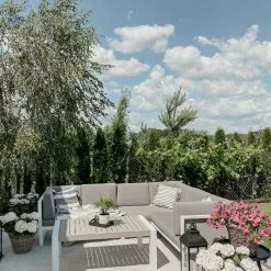 Beliani Loungeset 6-zits Aluminium Wit/grijs CASTELLA -Exporteren Stoelen Winkel undef src sa picid 826357 type whitesh image 1 scaled