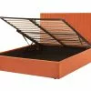 Beliani Bed Fluweel Oranje Met Opbergruimte In Diverse Formaten VION
