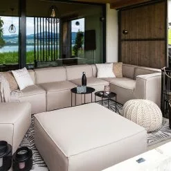 Beliani Loungeset 7-zits Rotan Beige Rechtszijdig AREZZO -Exporteren Stoelen Winkel undef src sa picid 826865 type whitesh image scaled