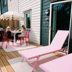 Beliani Ligstoel Aluminium Roze PORTOFINO -Exporteren Stoelen Winkel undef src sa picid 826884 type whitesh image scaled
