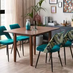 Beliani Eettafel Uitschuifbaar Rubberboomhout Donkerbruin 90 / 120 X 60 Cm MASELA -Exporteren Stoelen Winkel undef src sa picid 826984 type color image scaled