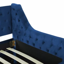 Beliani Slaapbank Fluweel Blauw MONTARGIS -Exporteren Stoelen Winkel undef src sa picid 827013 type whitesh image scaled