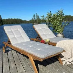 Beliani Ligstoel Acaciahout Beige CESANA -Exporteren Stoelen Winkel undef src sa picid 827131 type whitesh image scaled