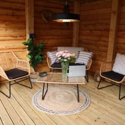 Beliani Loungeset 4-zits Rotan Beige/zwart MINORI -Exporteren Stoelen Winkel undef src sa picid 827423 type whitesh image 2 scaled