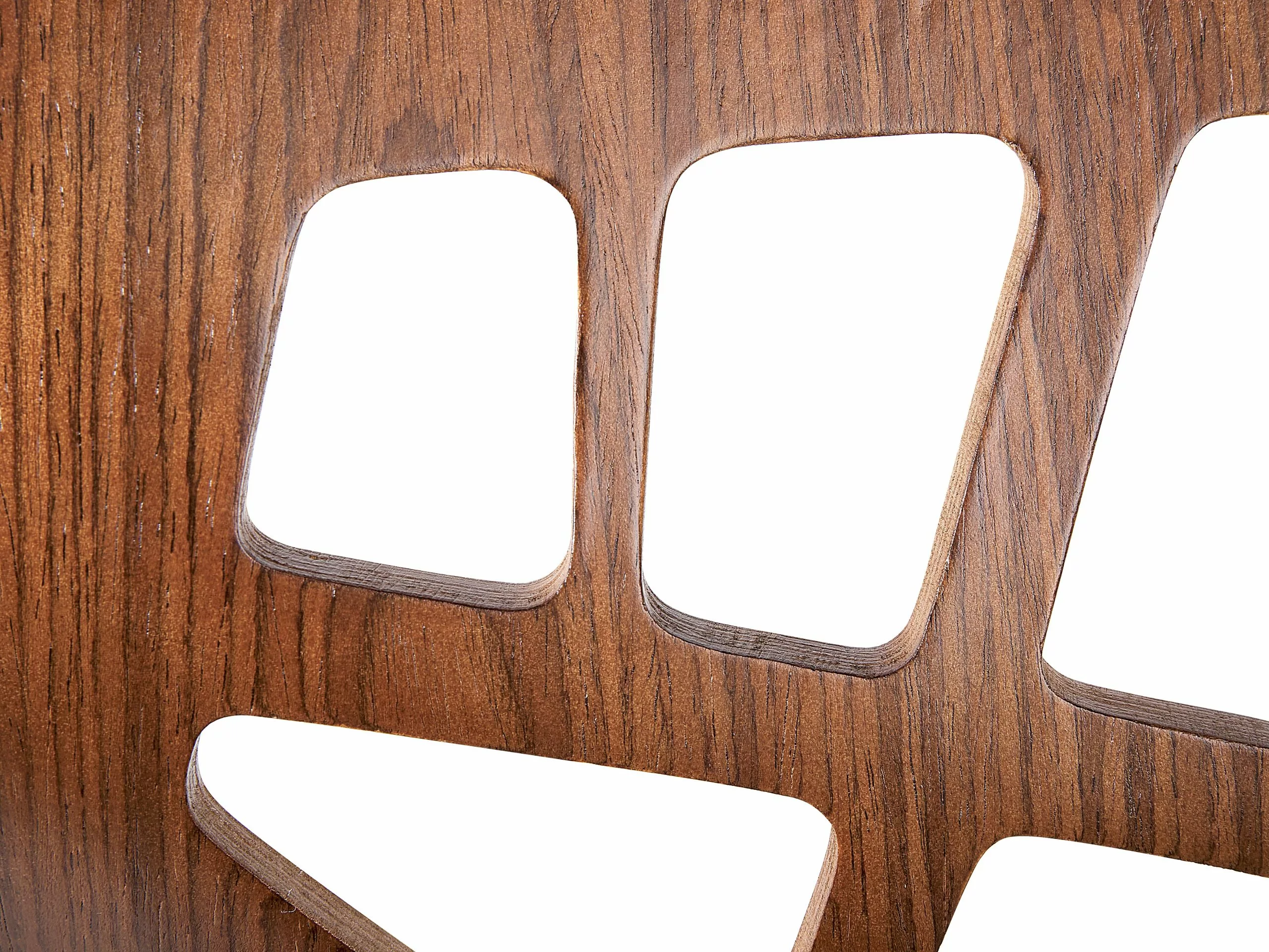 Beliani Barkruk Donker Hout Met Zwart PETERSBURG II - Afbeelding 7