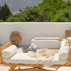 Beliani Tuinbank Rotan Natuurlijk/beige BALLAO -Exporteren Stoelen Winkel undef src sa picid 828638 type whitesh image 2 scaled