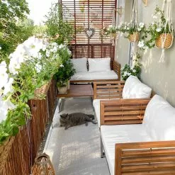 Beliani Loungeset 4-zits Acaciahout Wit BERMUDA -Exporteren Stoelen Winkel undef src sa picid 828676 type whitesh image 1 scaled