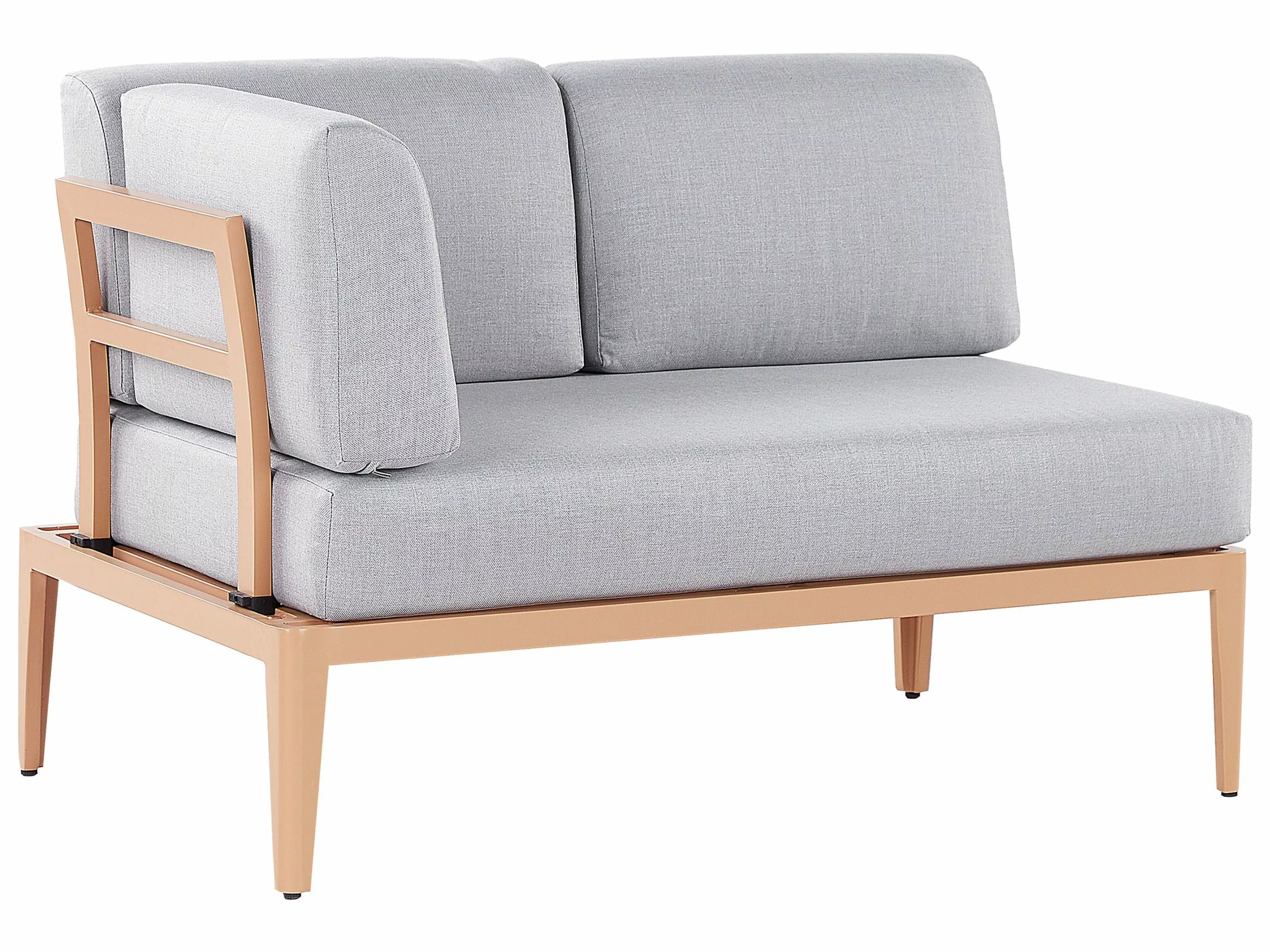 Beliani Loungeset 6-zits Aluminium Grijs RIMA III 9 Beliani Loungeset 6-zits Aluminium Grijs RIMA III - Afbeelding 7