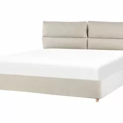 Beliani Bed Fluweel Beige In Diverse Formaten BATILLY -Exporteren Stoelen Winkel undef src sa picid 830121 type whitesh image scaled