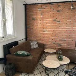 Beliani Salontafel Set Van 3 Lichtbruin/zwart MELODY -Exporteren Stoelen Winkel undef src sa picid 831809 type whitesh image scaled