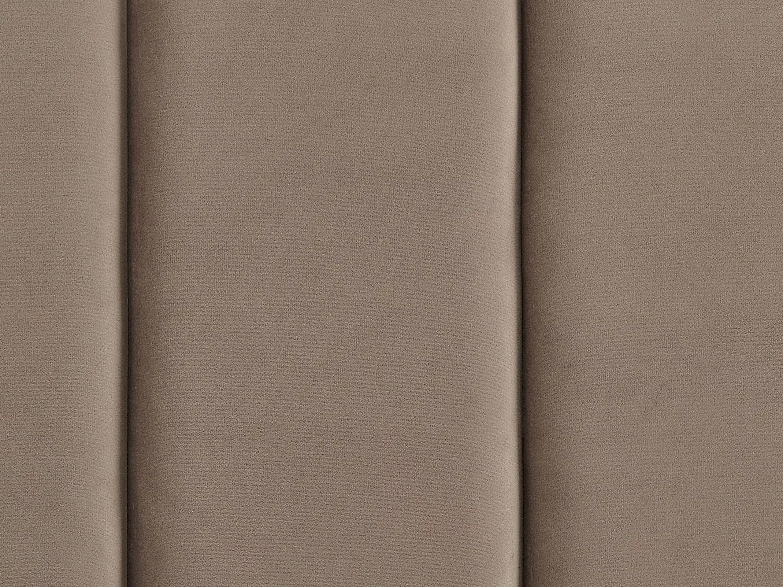 Beliani Bed Fluweel Taupe In Diverse Formaten VILLETTE - Afbeelding 9