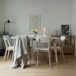 Beliani Eetkamerstoel Set Van 2 Hout Wit SANTOS -Exporteren Stoelen Winkel undef src sa picid 832698 type whitesh image scaled