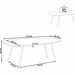 Beliani Salontafel Marmereffect Wit Met Zwart BIDDLE -Exporteren Stoelen Winkel undef src sa picid 832839 type whitesh image scaled