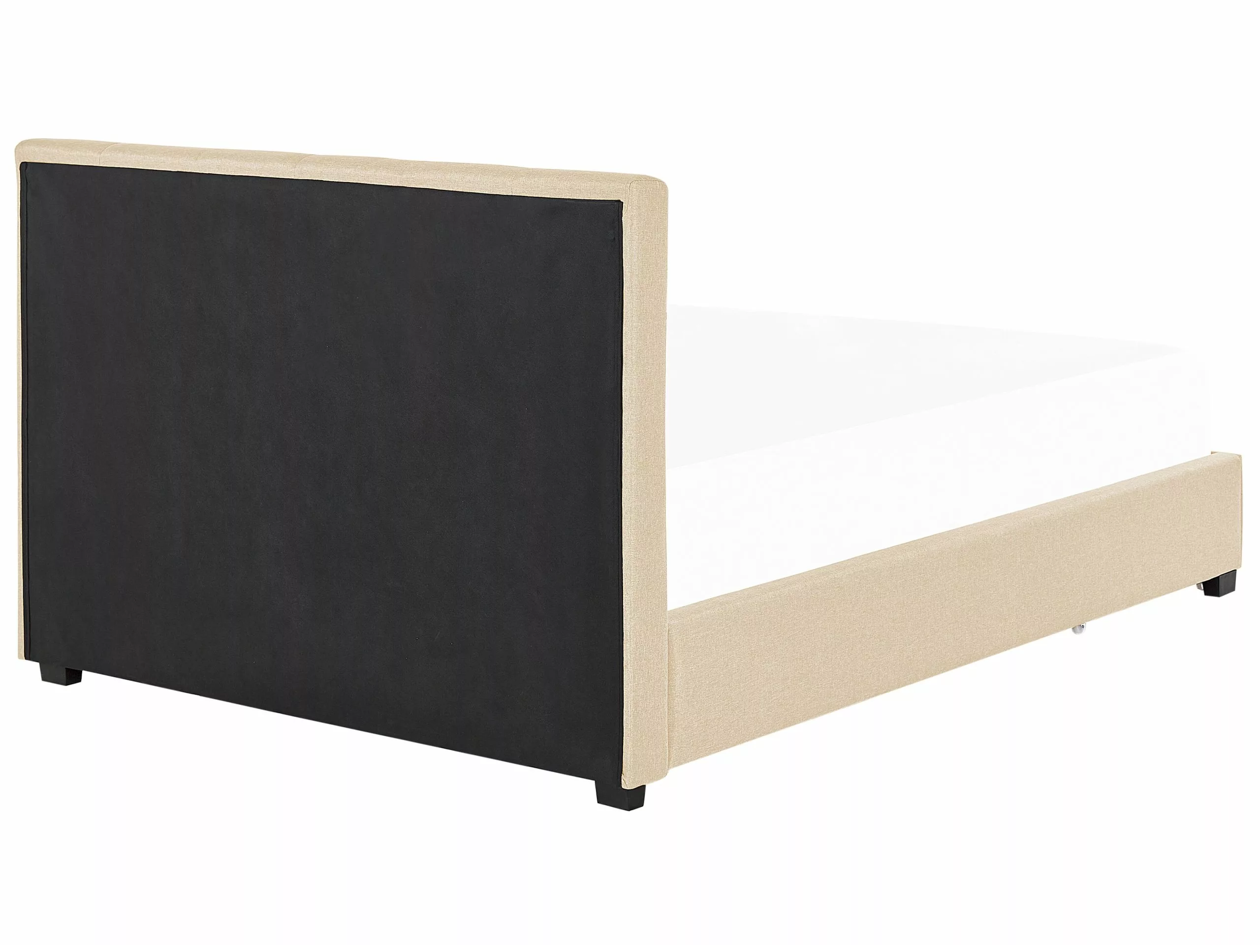 Beliani Bed Stof Beige Met Opbergruimte In Diverse Formaten LA ROCHELLE - Afbeelding 9