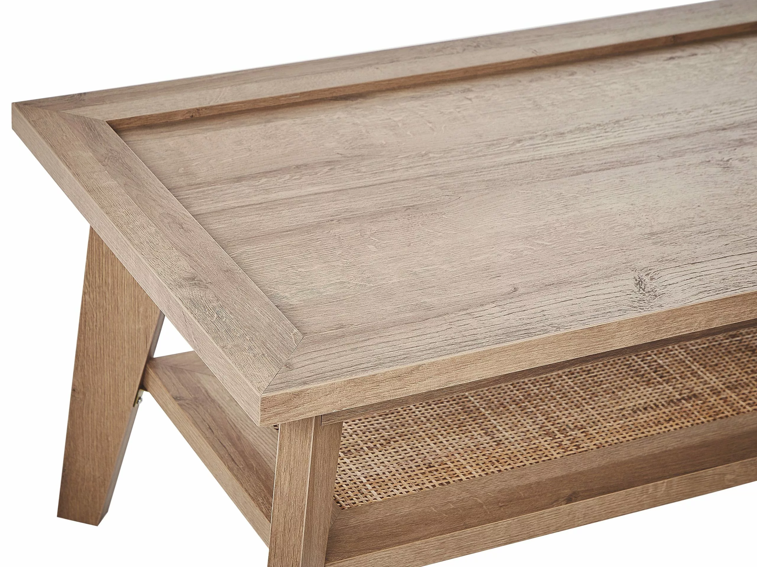 Beliani Salontafel Licht Hout SIMLA - Afbeelding 6