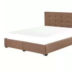 Beliani Bed Stof Bruin Met Opbergruimte In Diverse Formaten LA ROCHELLE -Exporteren Stoelen Winkel undef src sa picid 833020 type whitesh image scaled