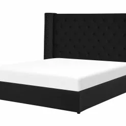 Beliani Bed Fluweel Zwart Met Opbergruimte In Diverse Formaten LUBBON -Exporteren Stoelen Winkel undef src sa picid 833841 type whitesh image scaled