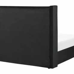 Beliani Bed Fluweel Zwart Met Opbergruimte In Diverse Formaten LUBBON -Exporteren Stoelen Winkel undef src sa picid 833845 type whitesh image scaled