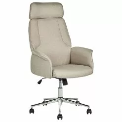 Beliani Bureaustoel Beige PILOT 15 Beliani Bureaustoel Beige PILOT -Exporteren Stoelen Winkel undef src sa picid 834205 type whitesh image scaled