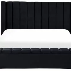 Beliani Bed Fluweel Zwart Met Opbergruimte In Diverse Formaten NOYERS -Exporteren Stoelen Winkel undef src sa picid 834576 type whitesh image scaled
