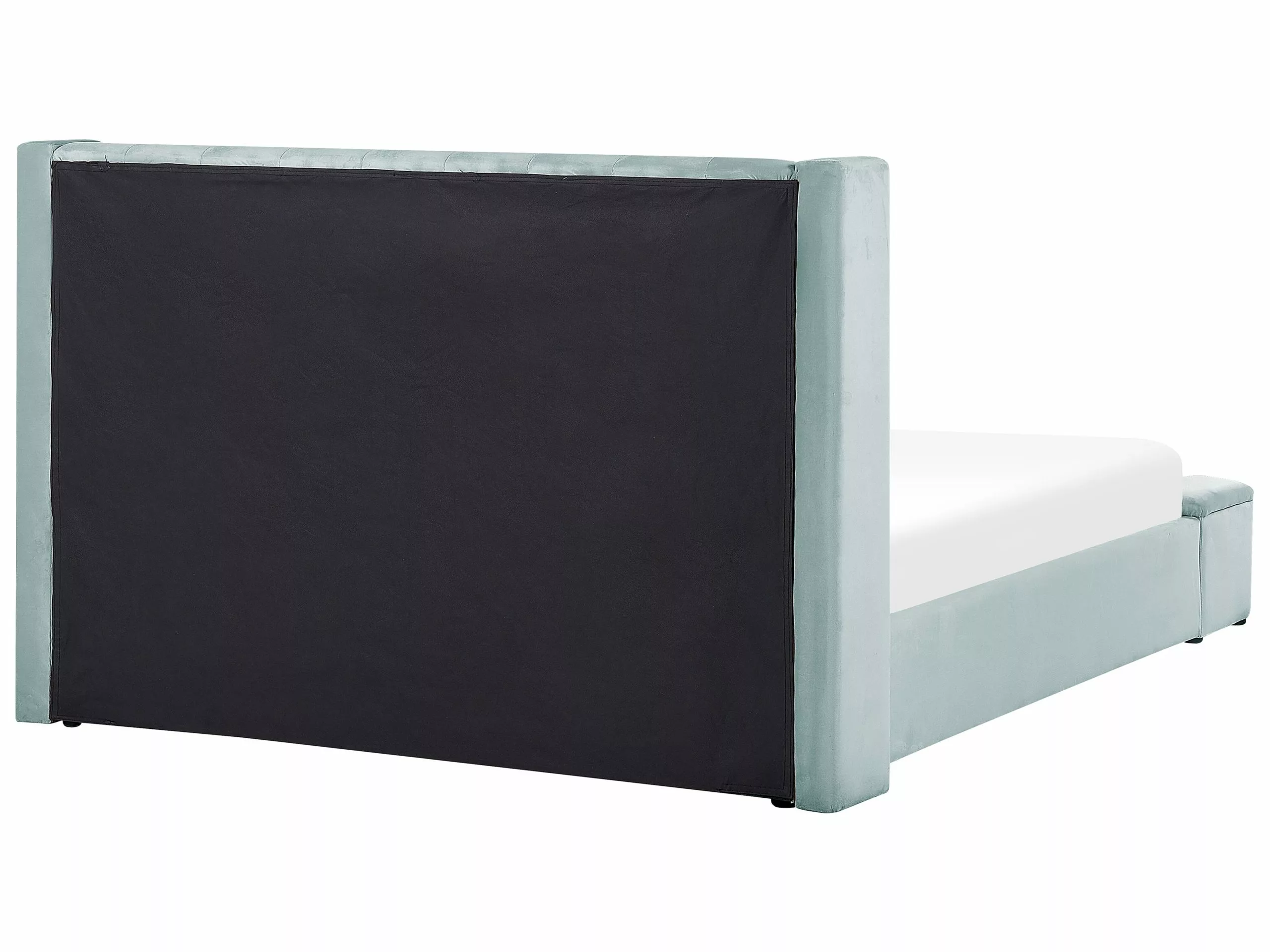 Beliani Bed Fluweel Mintgroen Met Opbergruimte In Diverse Formaten NOYERS - Afbeelding 7