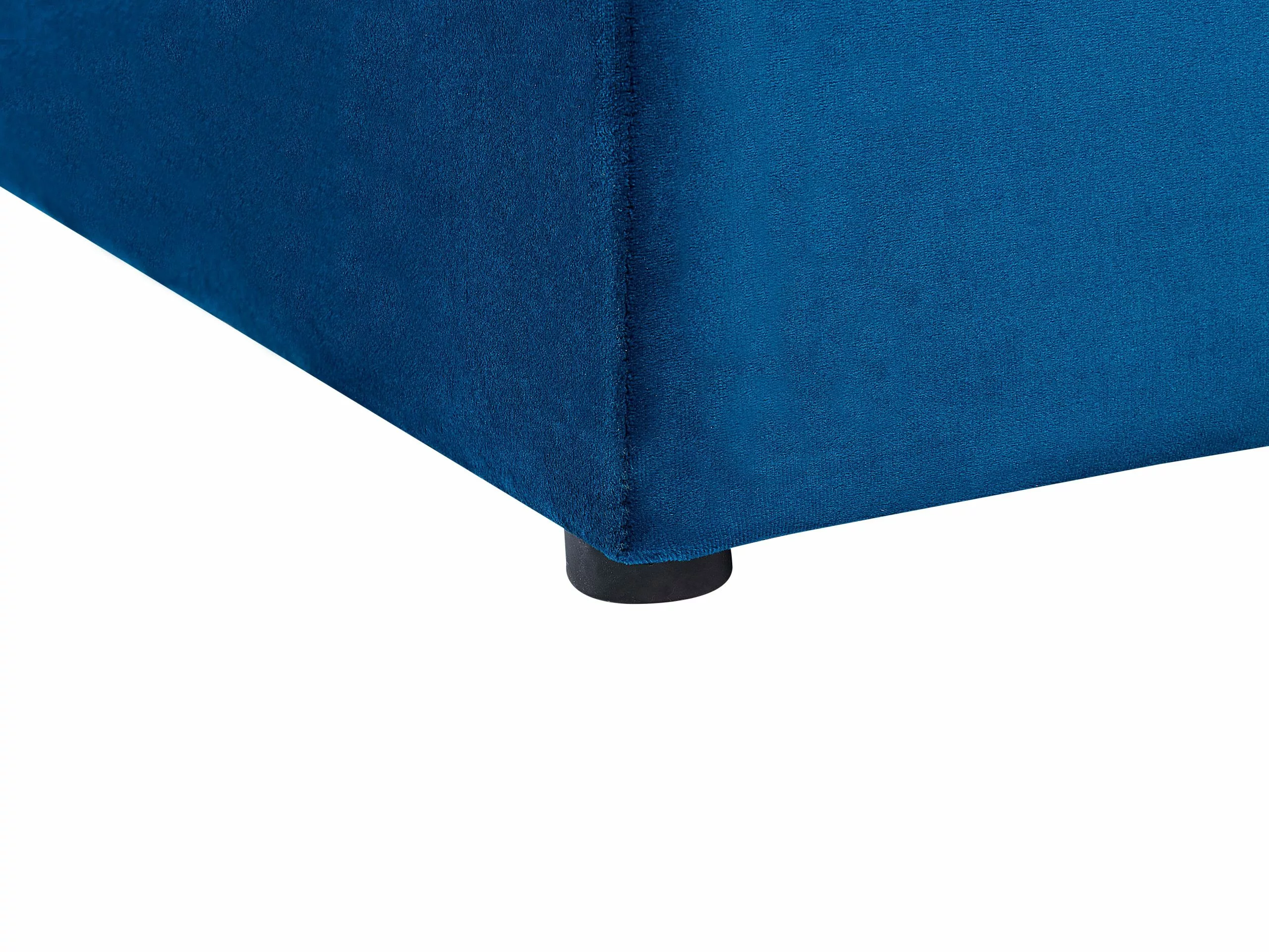 Beliani Bed Fluweel Blauw Met Opbergruimte In Diverse Formaten NOYERS - Afbeelding 10