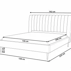 Beliani Bed Fluweel Marineblauw In Diverse Formaten MARVILLE -Exporteren Stoelen Winkel undef src sa picid 835967 type whitesh image scaled