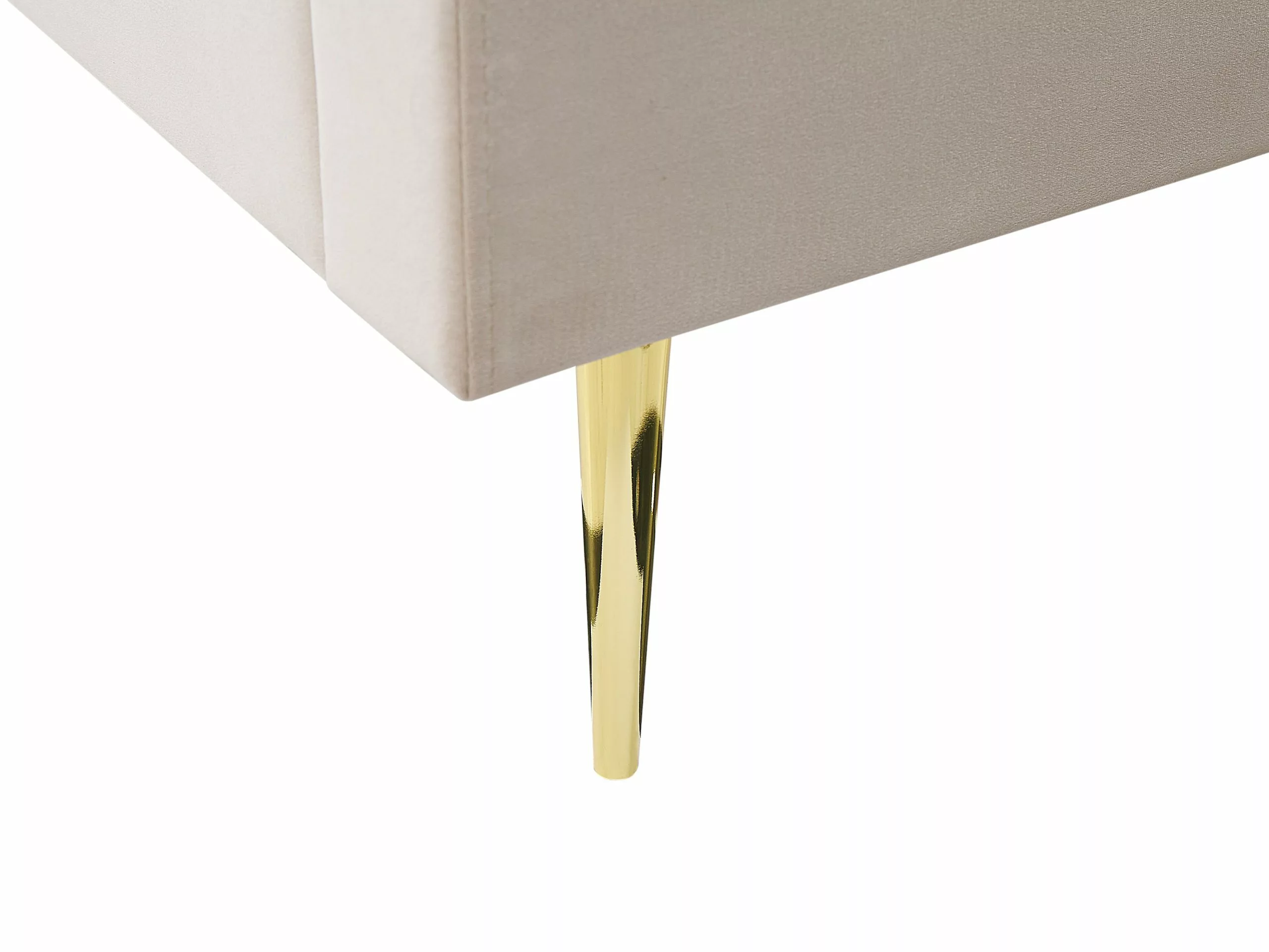 Beliani Bed Fluweel Beige In Diverse Formaten MARVILLE 10 Beliani Bed Fluweel Beige In Diverse Formaten MARVILLE - Afbeelding 8